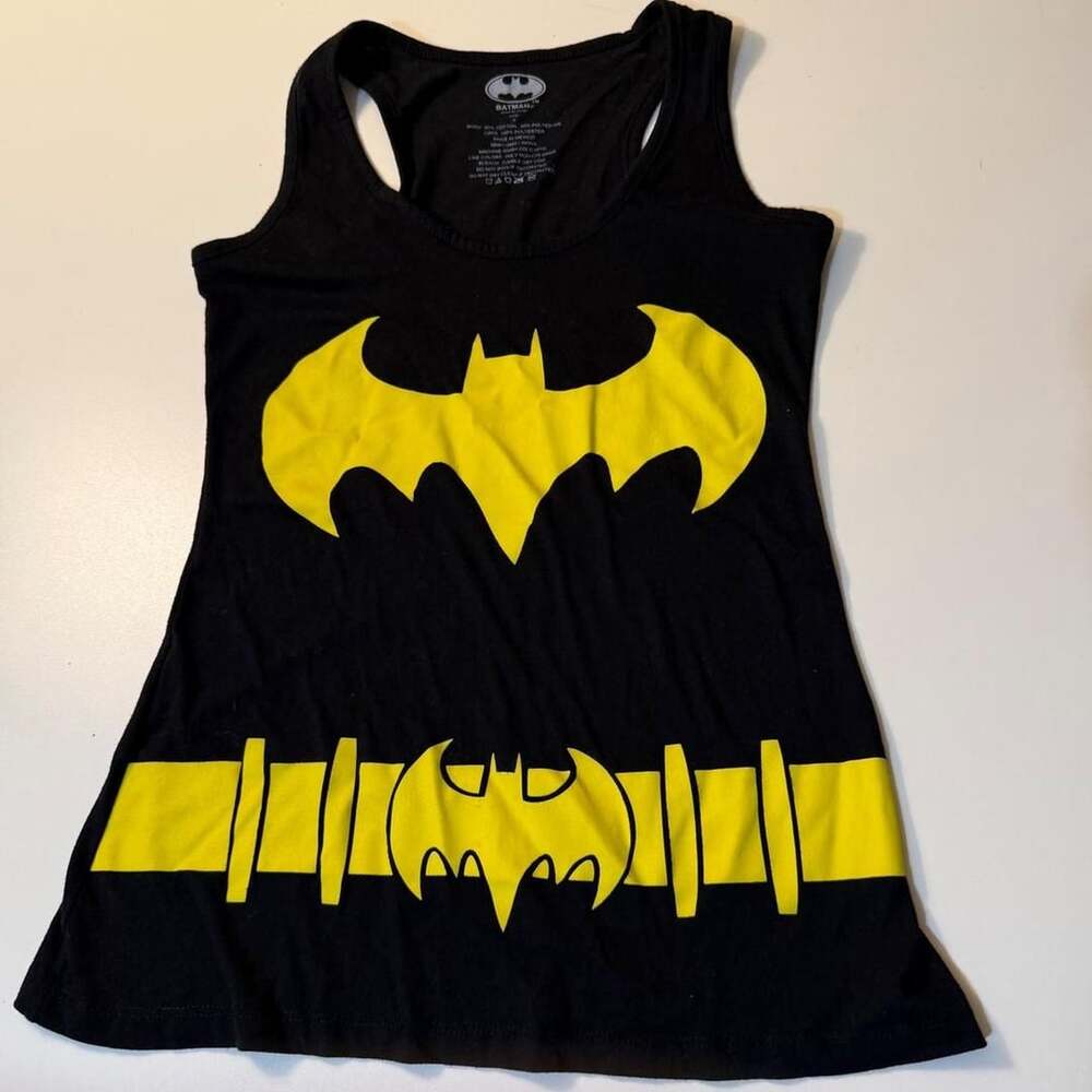 DC Comics Batman Logo Utility Belt Tank Top Size S